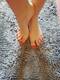 Piedi bellissimi smalto rosso